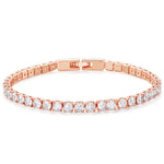 Square Clear-Rose Gold