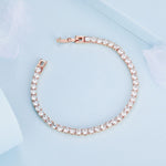 Square Clear-Rose Gold