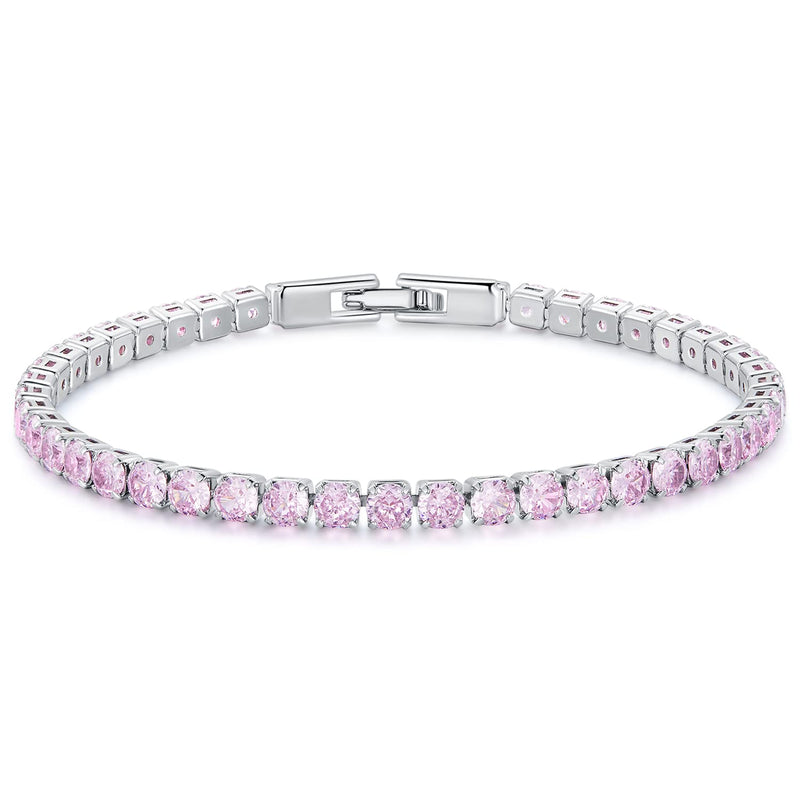 Square Pink-Silver