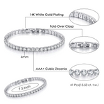 White gold 6.5 Inches