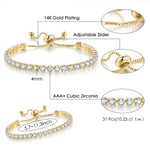 Yellow gold 7 Inches