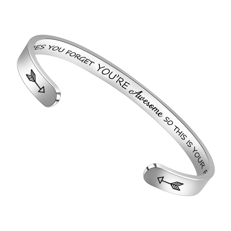 Cuff Bracelets for Women Inspirational Gifts for Teenage Girls