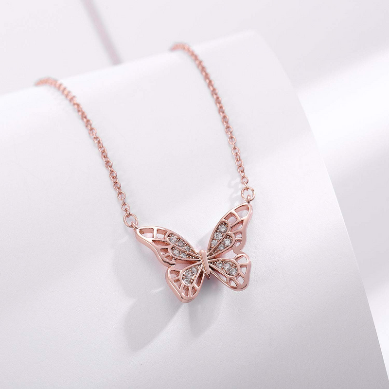 butterfly-rose gold