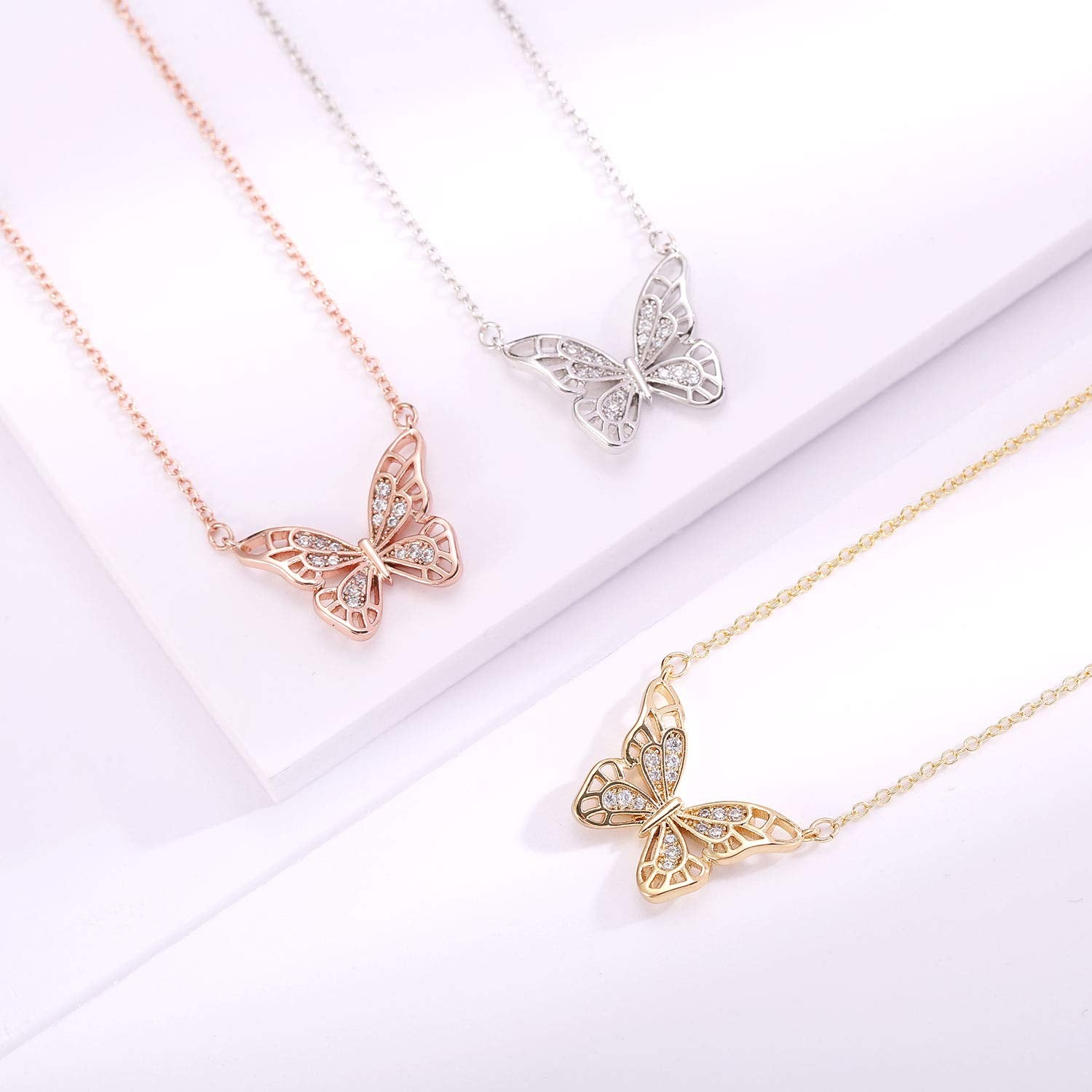 butterfly-rose gold