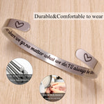 Cuff Bracelets for Women Inspirational Gifts for Teenage Girls