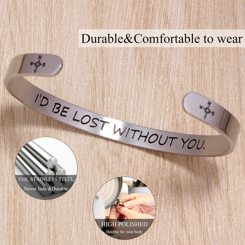Cuff Bracelets for Women Inspirational Gifts for Teenage Girls