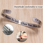 Cuff Bracelets for Women Inspirational Gifts for Teenage Girls
