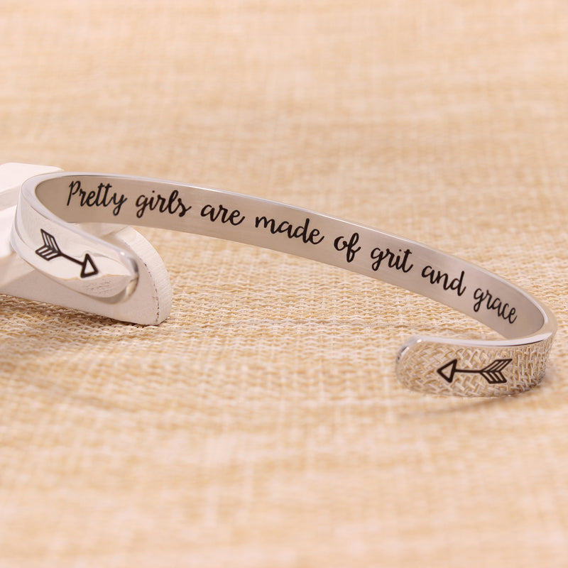 Cuff Bracelets for Women Inspirational Gifts for Teenage Girls
