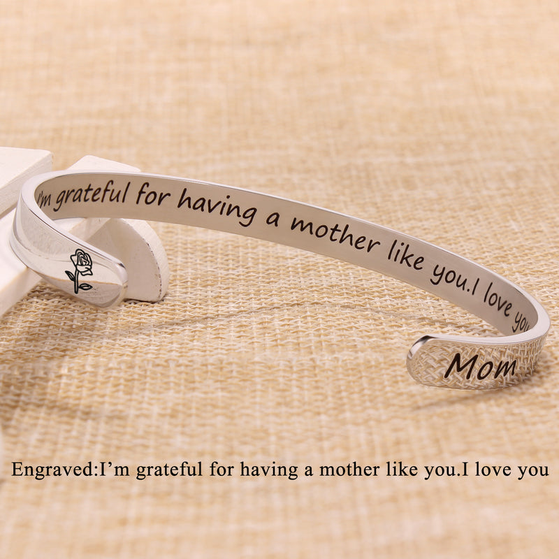 Mom-I'm grateful for having a mother like you.I love you.