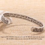 Cuff Bracelets for Women Inspirational Gifts for Teenage Girls