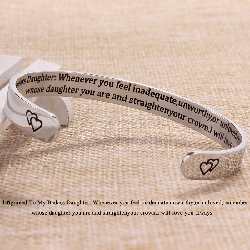 Cuff Bracelets for Women Inspirational Gifts for Teenage Girls